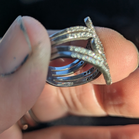 💍 Meander-Ring With CZ - Picture 3 of 7